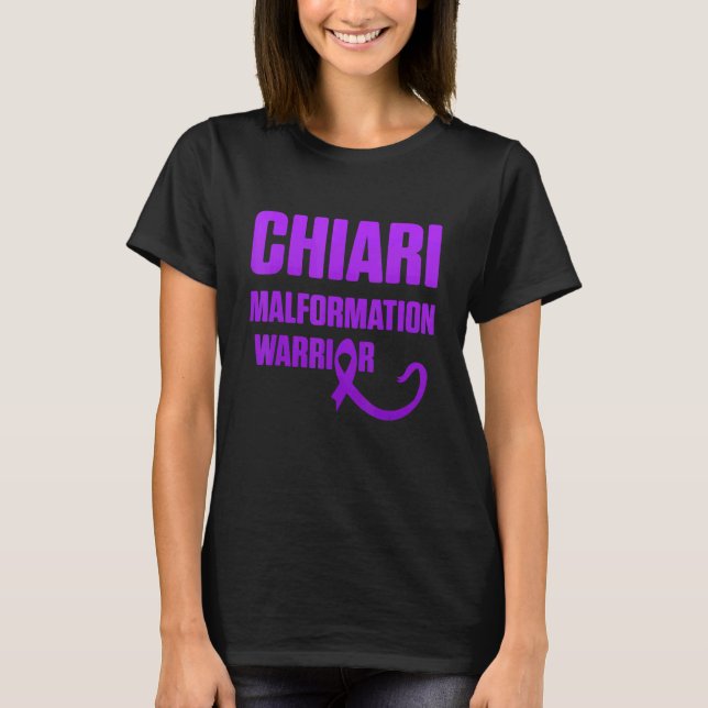 Camiseta Arnold Chiari Malformation Warrior Fight Awareness (Frente)