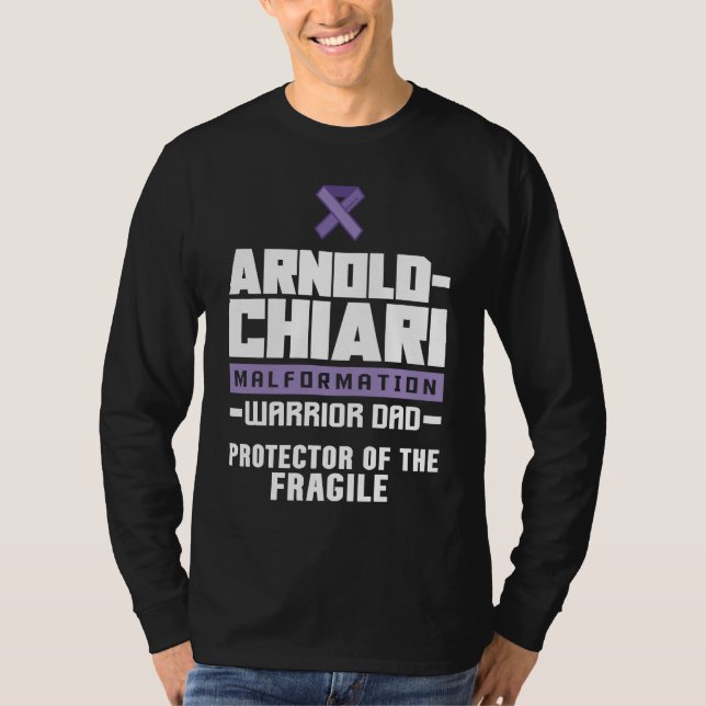 Camiseta Arnold Chiari Malformation Warrior Protector Aware (Frente)