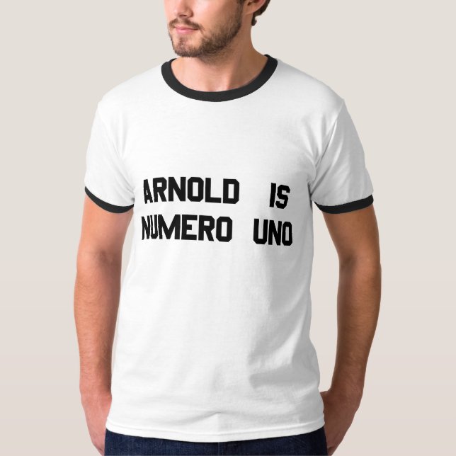 Camiseta Arnold é ONU de Numero (Frente)