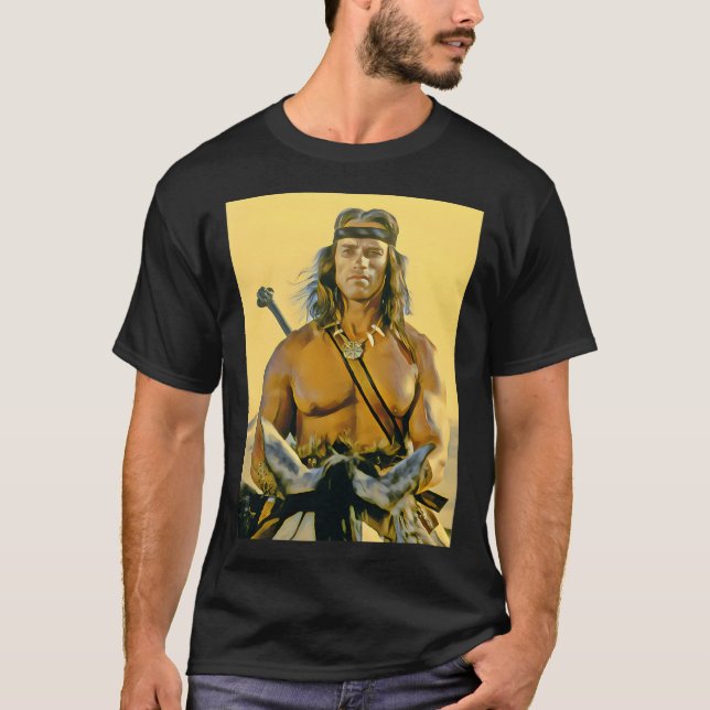 Camiseta Arnold Schwarzenegger, Conan o Bárbaro (Frente)