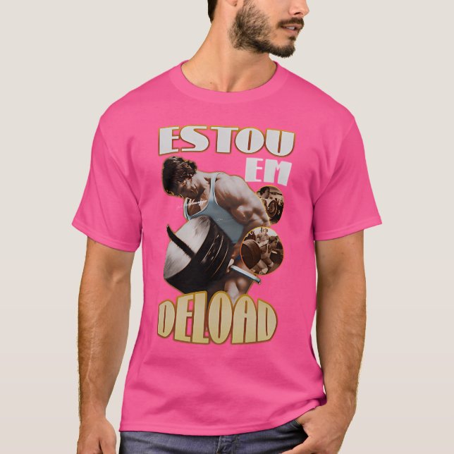 Camiseta Arnold Schwarzenegger Em Em Em Deload (Frente)