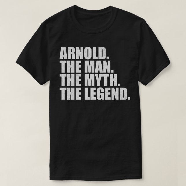 Camiseta ArnoldArnold Nome da família Arnold sobrenome Arno (Frente do Design)