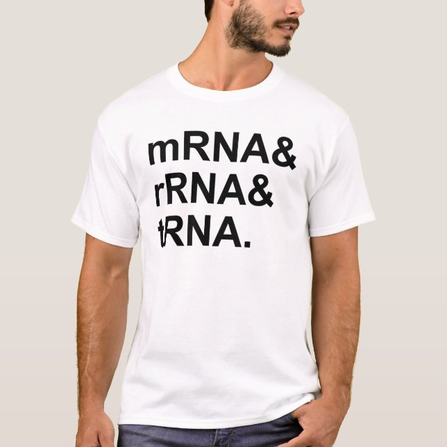 Camiseta ARNrRNA | Tipos de ARN (Frente)