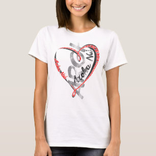 Camiseta Aroha Nui - Amor profundo - branco