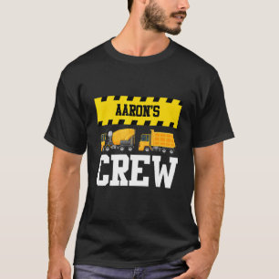 Camiseta Aron Construction Crew Custom Dumpcaminhão