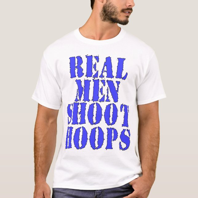 Camiseta Aros reais do tiro dos homens (Frente)