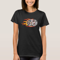 Aros Vintage em Fogo Rodas de Carro Retro Racing H