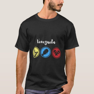 Camiseta Arpa Cuatro Y Maraca Música venezuelana