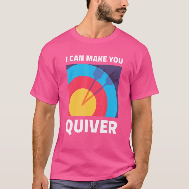 Camiseta Arquearia Retro   Arqueiro  Presente de Flecha de  (Frente)