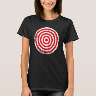 Camiseta Arqueiro-alvo da Brincadeira de Bullseye Vintage R