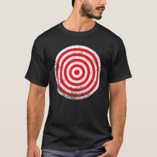 Camiseta Arqueiro-alvo da Brincadeira de Bullseye Vintage R