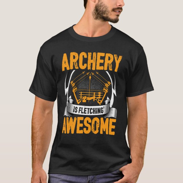 Camiseta Arqueiro   Arquearia É Fazer Flechas Arco de Fogo  (Frente)