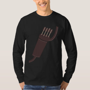 Camiseta Arqueiro de Figurino no Halloween Engraçado Arquei