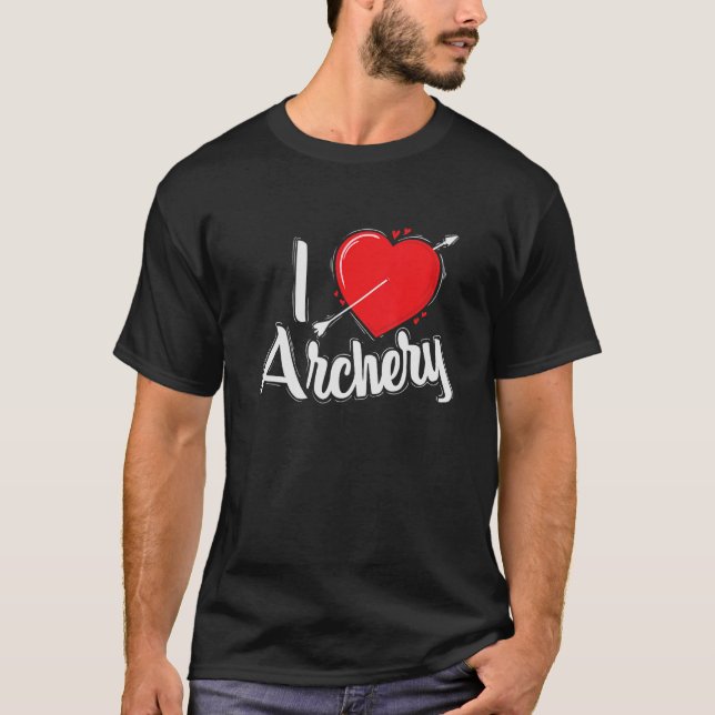 Camiseta Arqueiro De Seta E Coração Que Eu Amo (Frente)