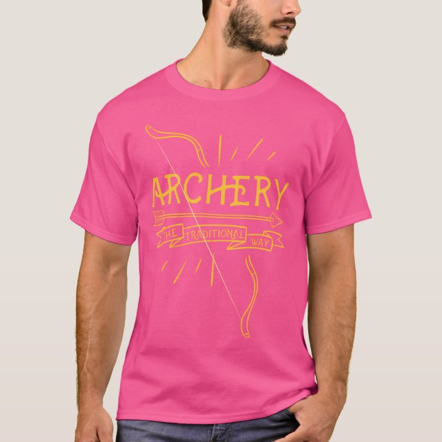 Camiseta Arqueiro Do Tradicional Arco E Setas Esportivas (Frente)