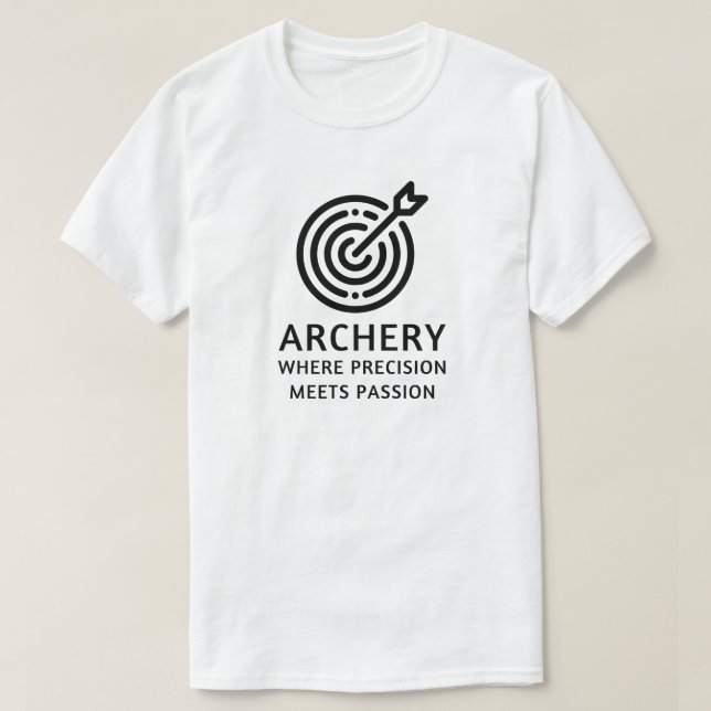 Camiseta Arqueiro onde o Precision encontra paixão | Arquei (Frente do Design)