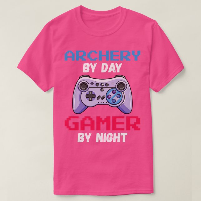 Camiseta Arqueiro Por Dia À Noite (Frente do Design)