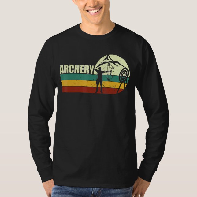 Camiseta Arqueiro Retrosolar - Arte Arco E Arqueiro De Seta (Frente)