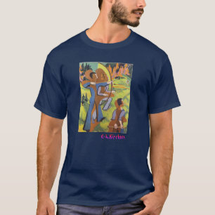 Camiseta Arqueiros (1935-1937) por Ernst Ludwig Kirchner
