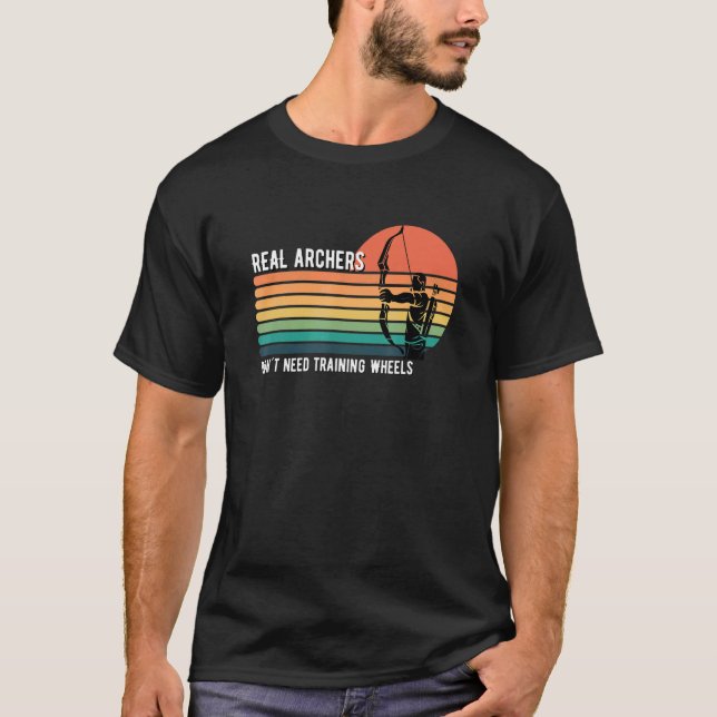 Camiseta Arqueiros de verdade não precisam de treinamento d (Frente)