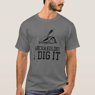 Camiseta Arqueóloga Engraçado Design Homens Mulheres Crianç