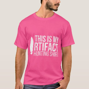 Camiseta Arqueologia da caça de artefatos em arco