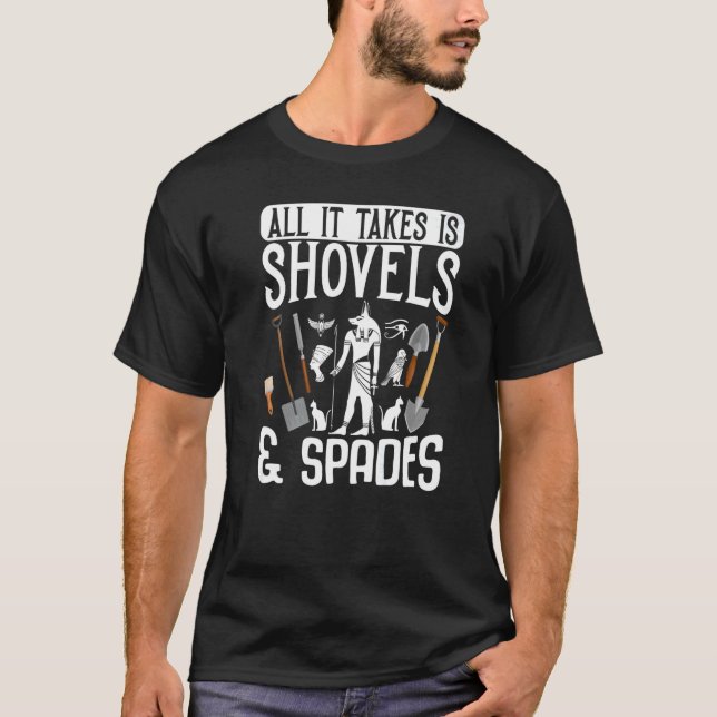 Camiseta Arqueologia Egito Egiptólogo Faraó Hieróglifo (Frente)