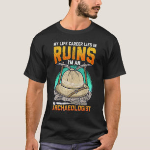 Camiseta Arqueologia Inspirou Arqueólogo Relacionado Fóssil