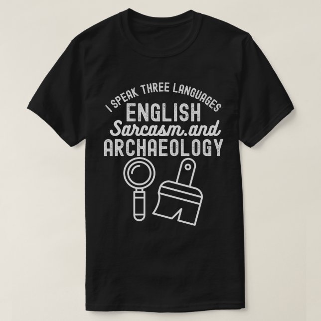 Camiseta Arqueologia, Pesquisa em Arqueologia (Frente do Design)