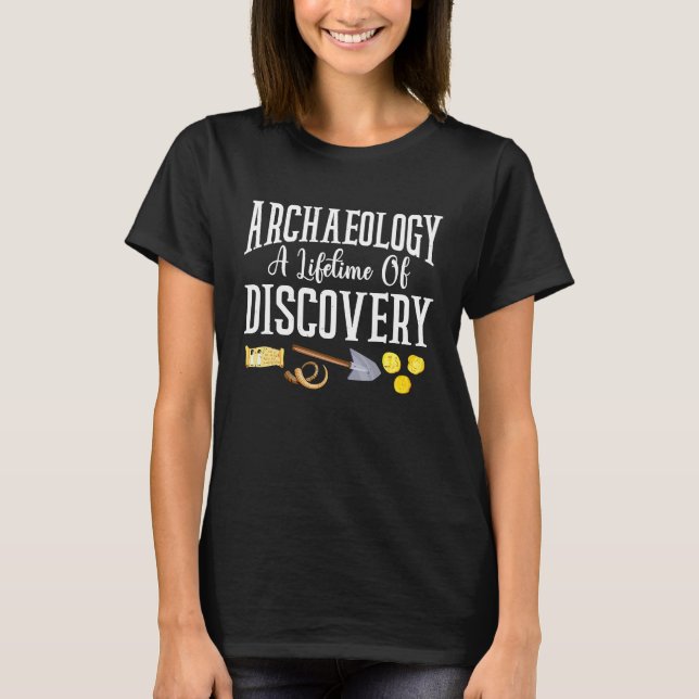 Camiseta Arqueologia uma vida de descoberta (Frente)