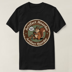Camiseta Arqueólogo Engraçado Esquirol Colecionador
