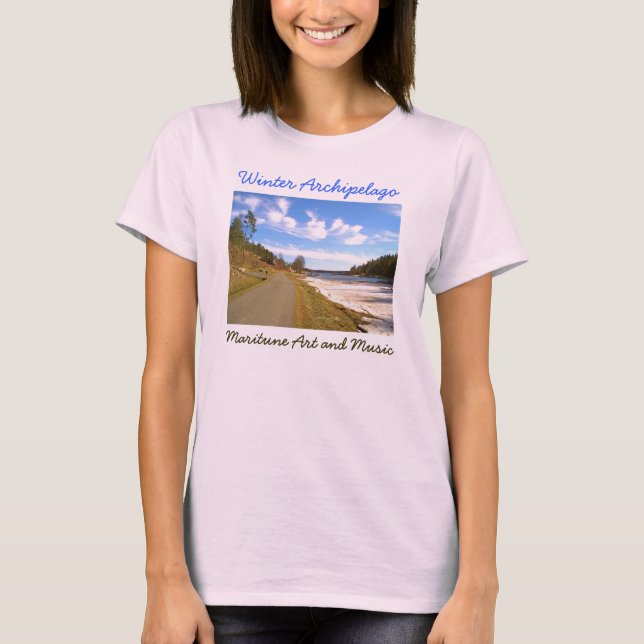 Camiseta Arquipélago de inverno (Frente)