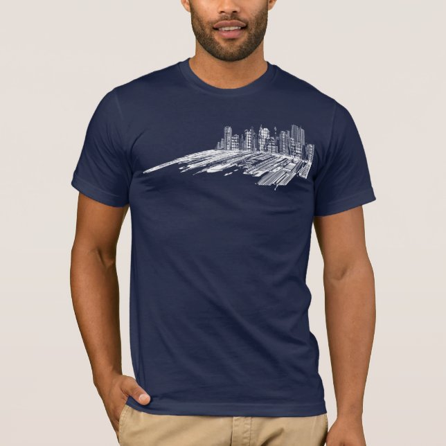 Camiseta Arquitectura da cidade (Frente)