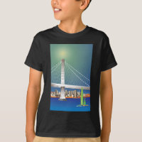 Arquitectura da cidade nova da ponte da baía de