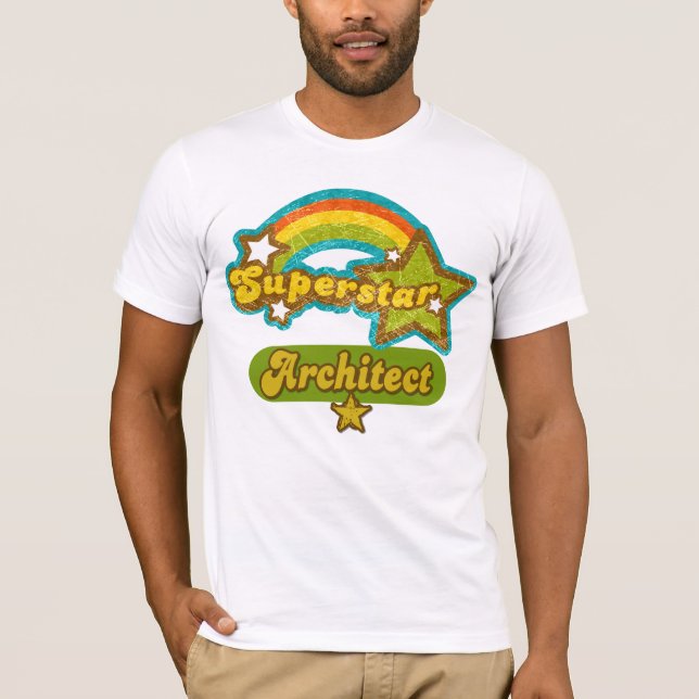 Camiseta Arquiteto da estrela mundial (Frente)