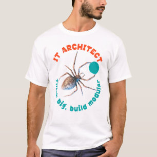 Camiseta Arquiteto de TI: Pense Grande, Construa Modular Di