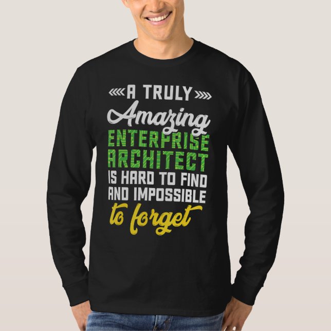 Camiseta Arquiteto empresarial incrível Da (Frente)
