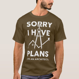 Camiseta Arquiteto Engraçado Art Men Mulheres Estudante de