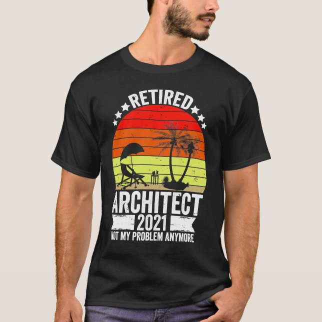 Camiseta Arquiteto Engraçado, Presente Reformado 2021 Para  (Frente)