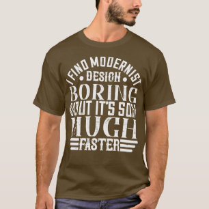 Camiseta Arquiteto Eu Entendo Design modernista entediante