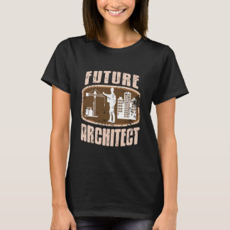 Camiseta Arquiteto Futuro Arquitetura Retro Vintage Estudan