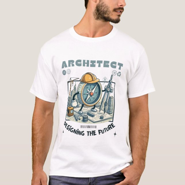 Camiseta Arquiteto projetando o futuro (Frente)
