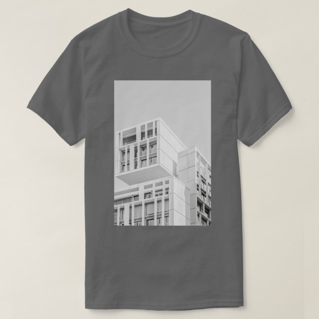 Camiseta Arquitetura branca (Frente do Design)