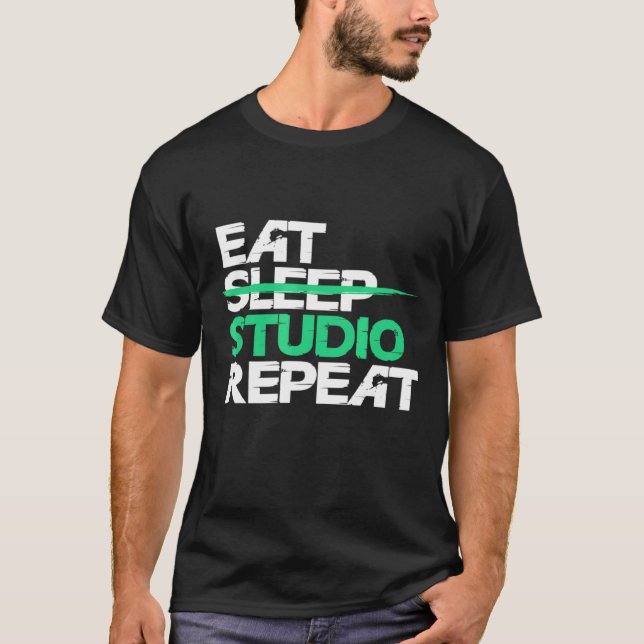 Camiseta Arquitetura Comer Sleep Studio Repetit Architect (Frente)