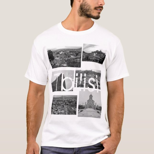 Camiseta Arquitetura da cidade de Tbilisi Georgia (Frente)