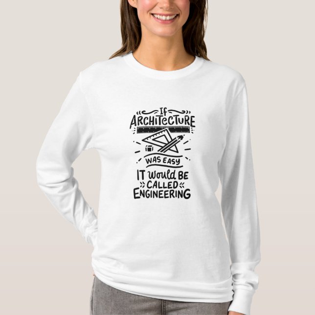 Camiseta Arquitetura de arquitetura (Frente)