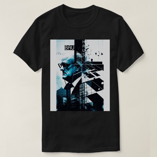 Camiseta Arquitetura de Artsy 12 BlW (Frente do Design)