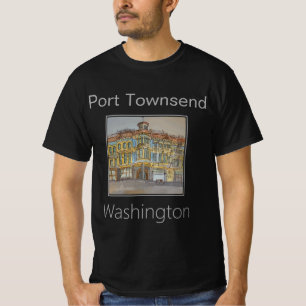 Camiseta Arquitetura de centros, Port Townsend, Washington