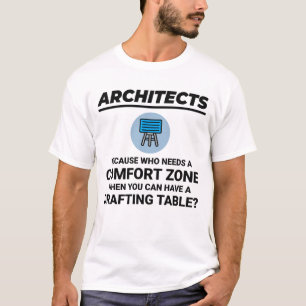 Camiseta Arquitetura de construção de Mesas de arquitetura