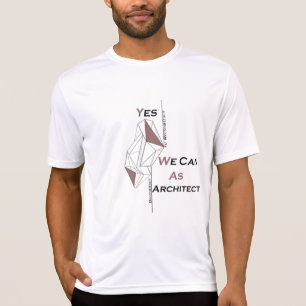Camiseta arquitetura, design moderna, arte geométrica, pret